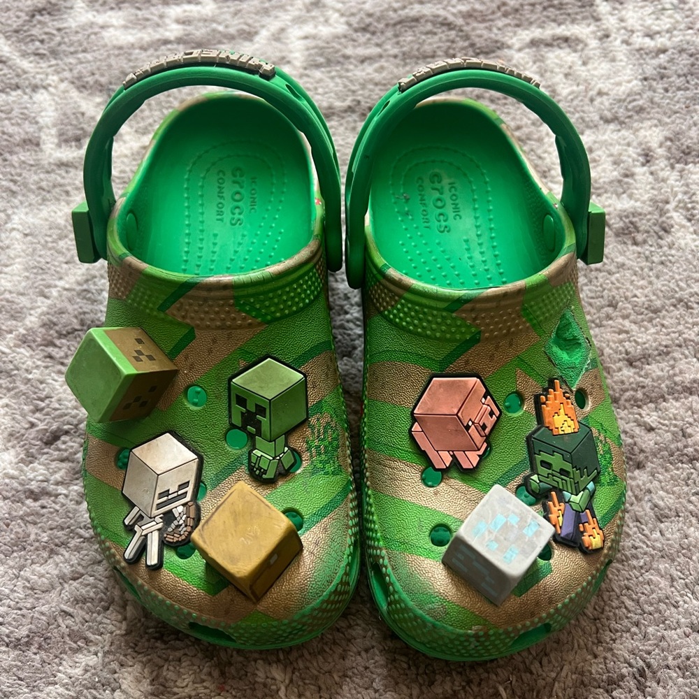 Crocs Minecraft edition toddler size 12c